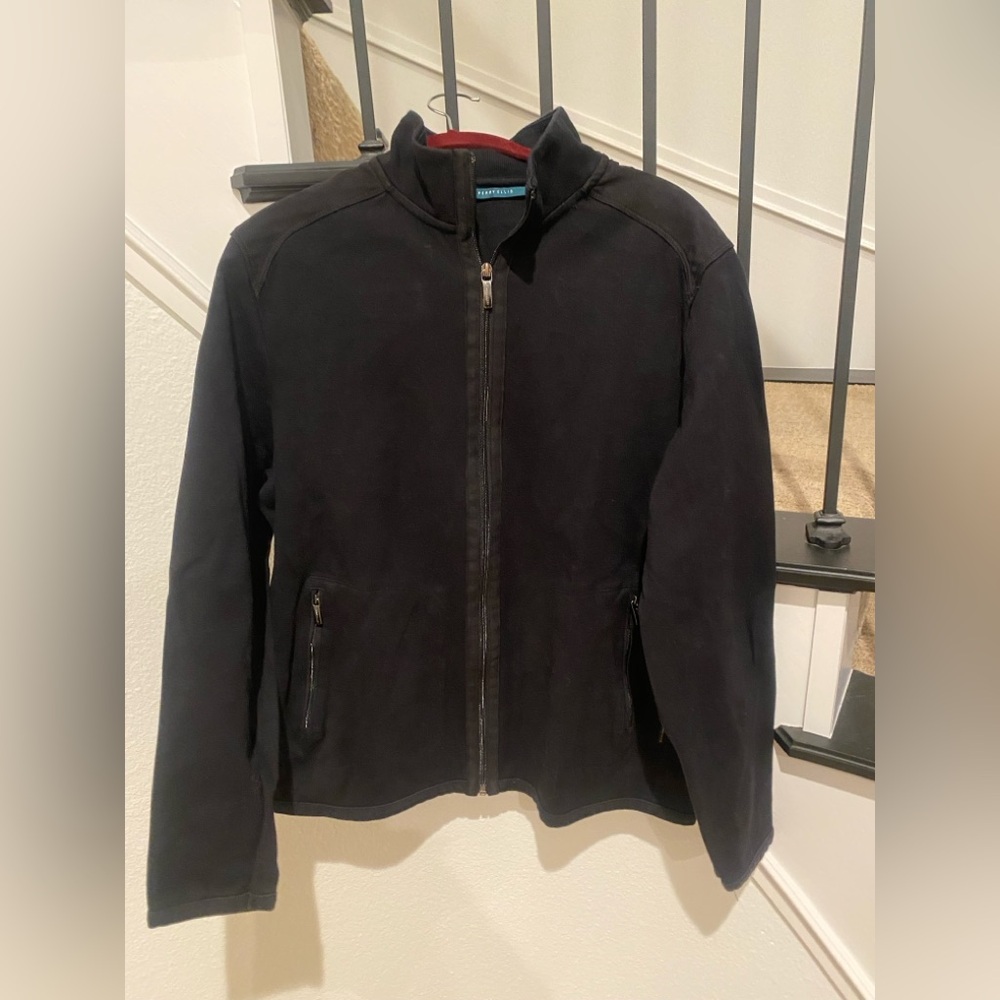 Perry Ellis mens zip front jacket size large